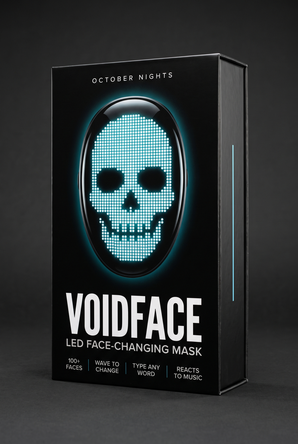 Void Face LED Face Swapping Mask